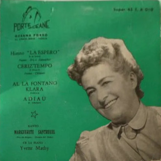Record cover: Esperanto